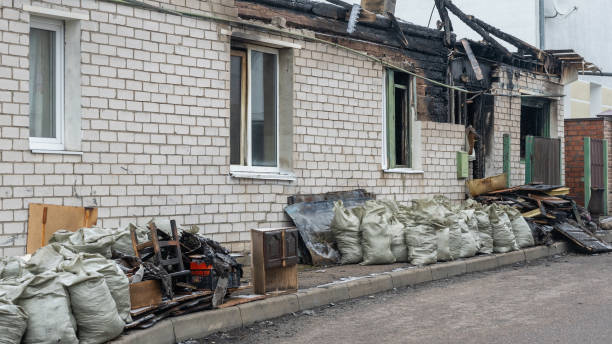 Professional Fire Damage Removal technician working in Watertown, WI